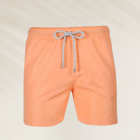 John Frank Men's Swimming Trunks – Premium Comfort Peach Color