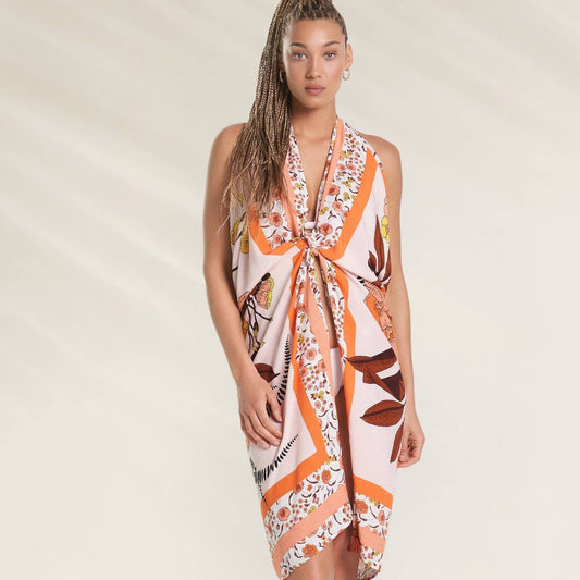 Pareo Multifuncional com Pompons