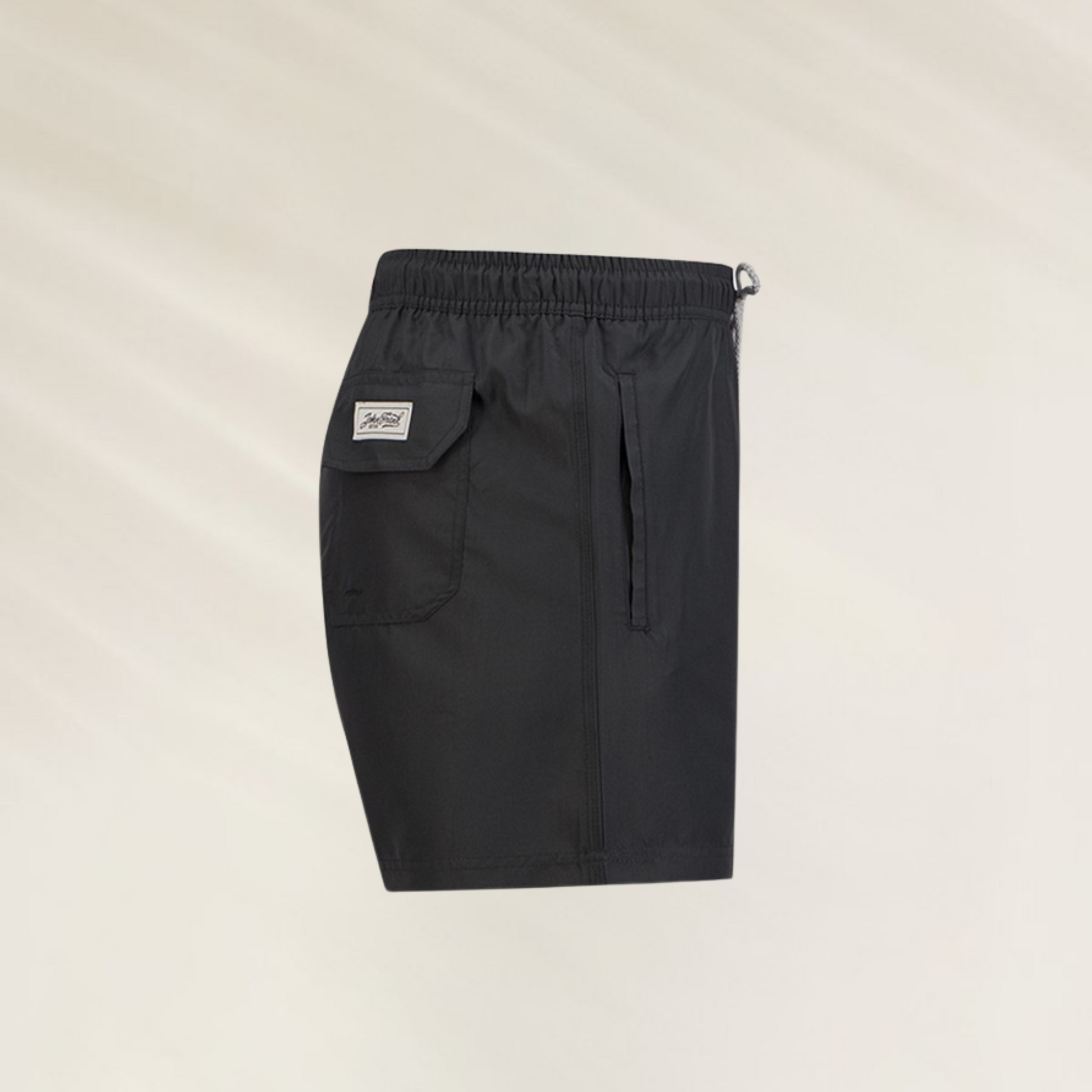 Calção de Banho Homem John Frank – Conforto Premium Cor Antracite com bolso lateral e ajuste na cintura