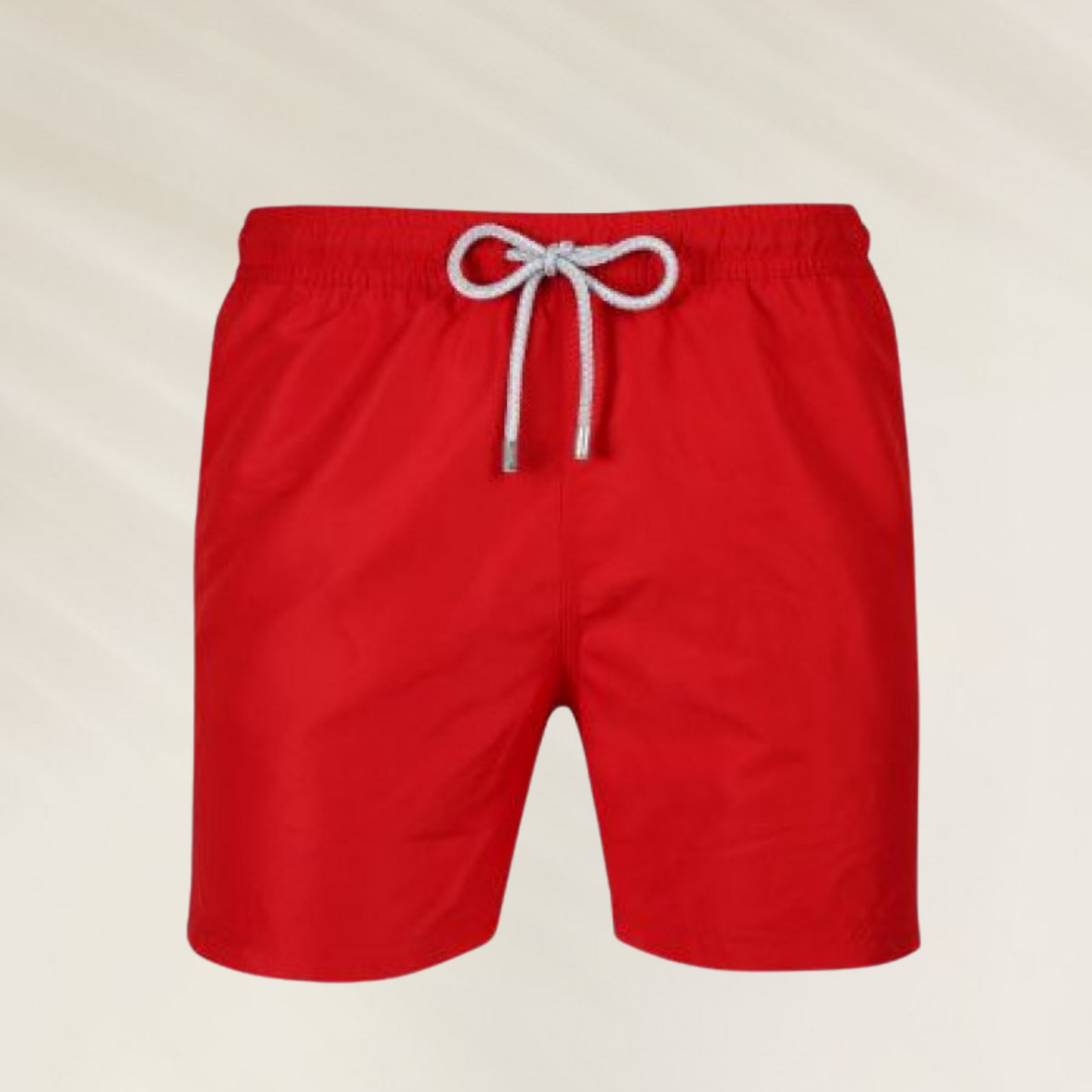 Calção de Banho Homem John Frank – Conforto Premium Cor Vermelho em estilo moderno e confortável