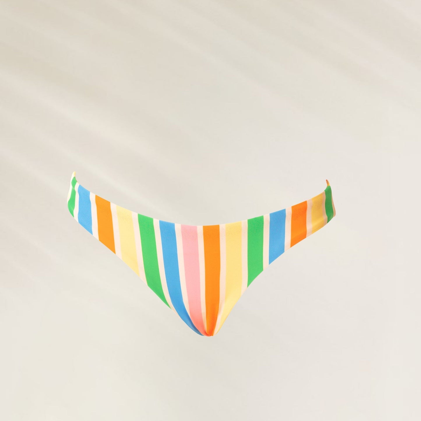 Cueca de Biquíni Reversível Rhythmic Lines em cores vibrantes ideal para o verão