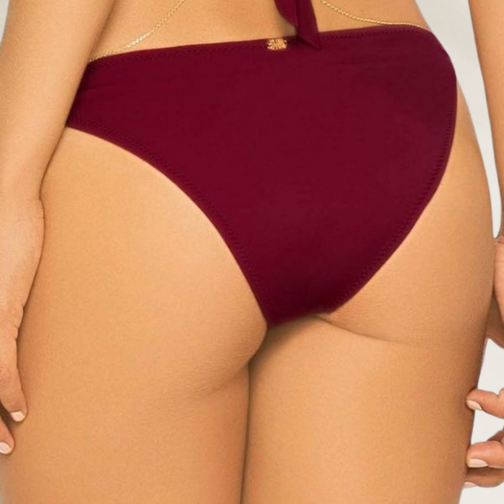 Cueca Phax de corte medio e cor Vinho com ajuste confortável para dias de sol na praia