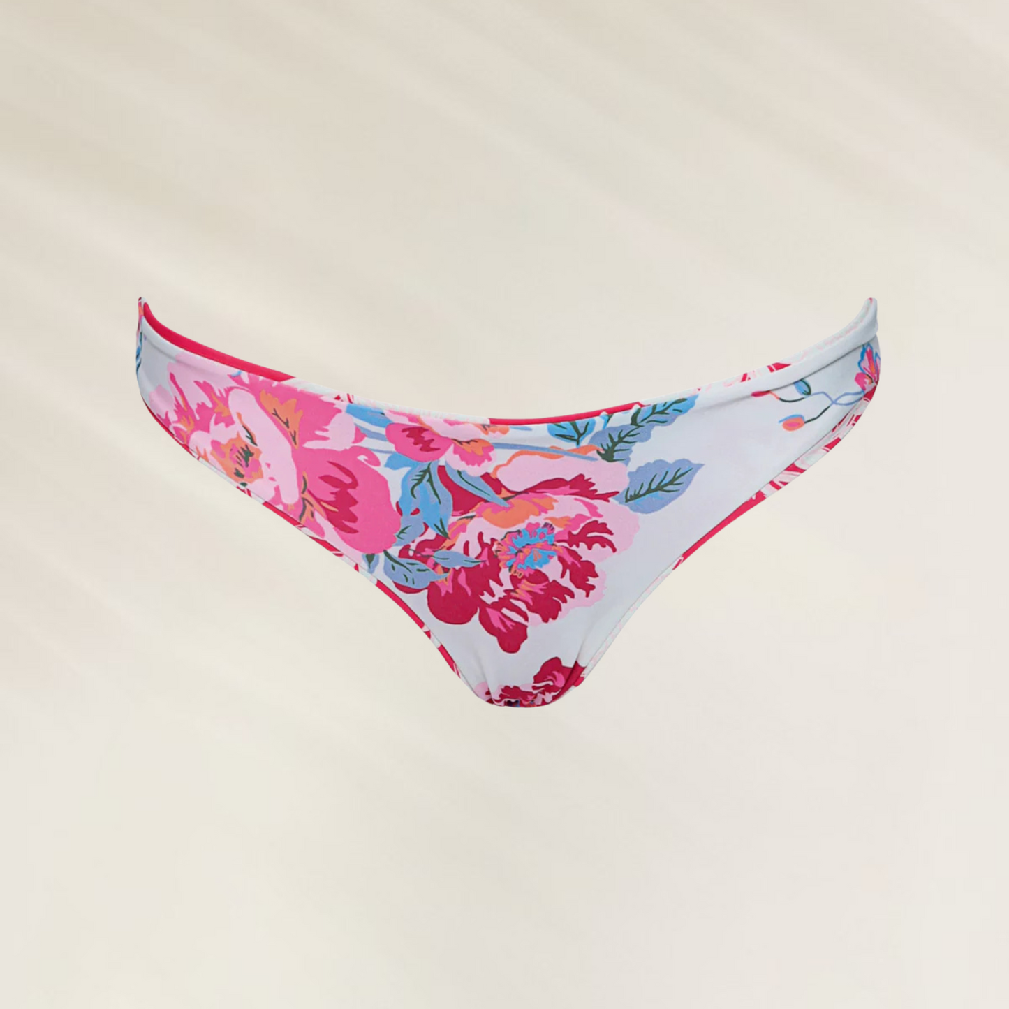 Cueca reversível Maaji - Candy Flowery Flirt em estampa floral vibrante e design confortável
