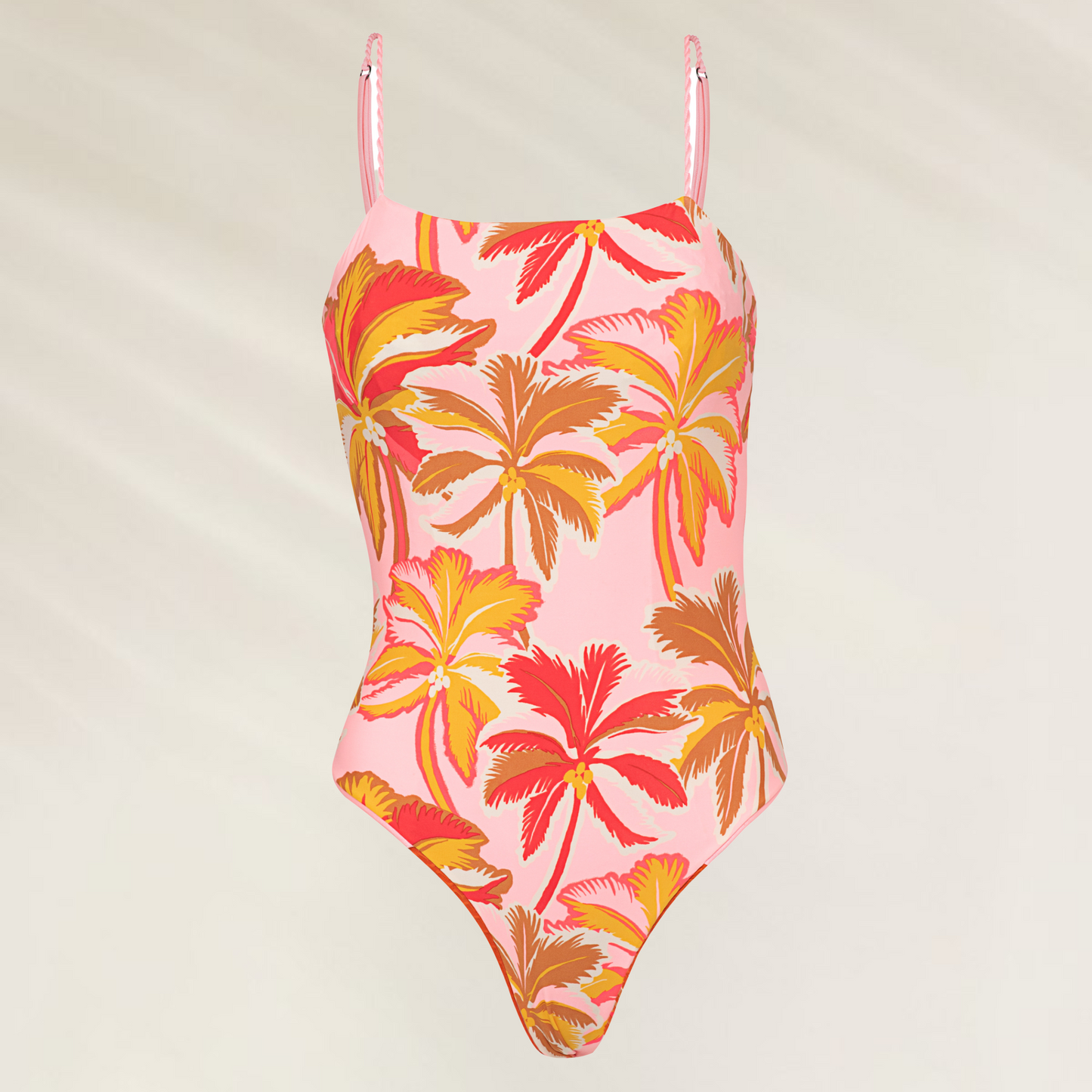 Fato de banho Bikinikloset com estampa de flores em rosa, parte do modelo maaji summer dunes gypsies