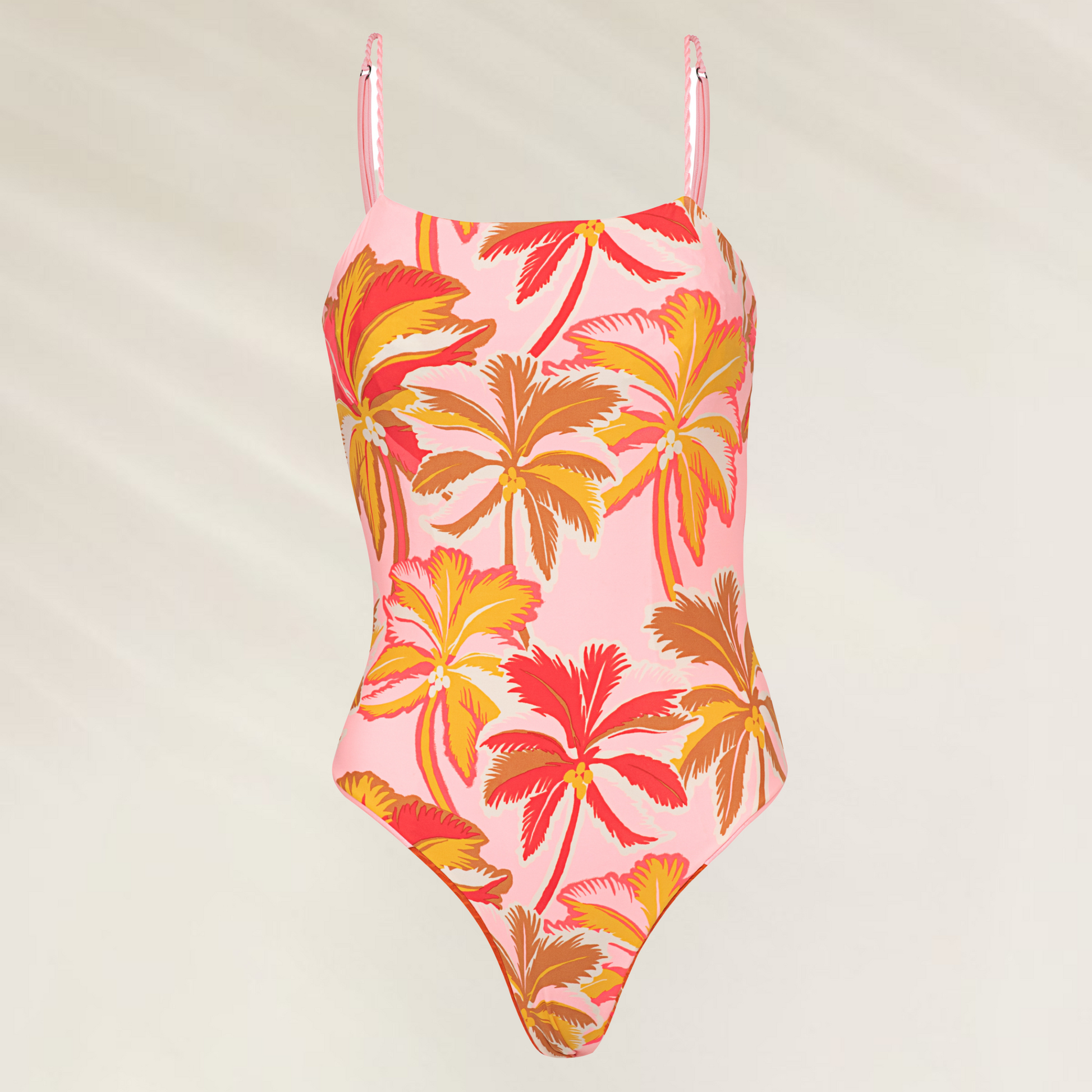 Fato de banho Bikinikloset com estampa de flores em rosa, parte do modelo maaji summer dunes gypsies