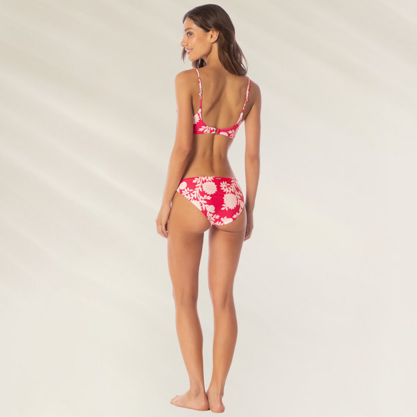 Top desportivo Maaji - Candy Flowery Liberty em estampa floral com alças ajustáveis e design confortável