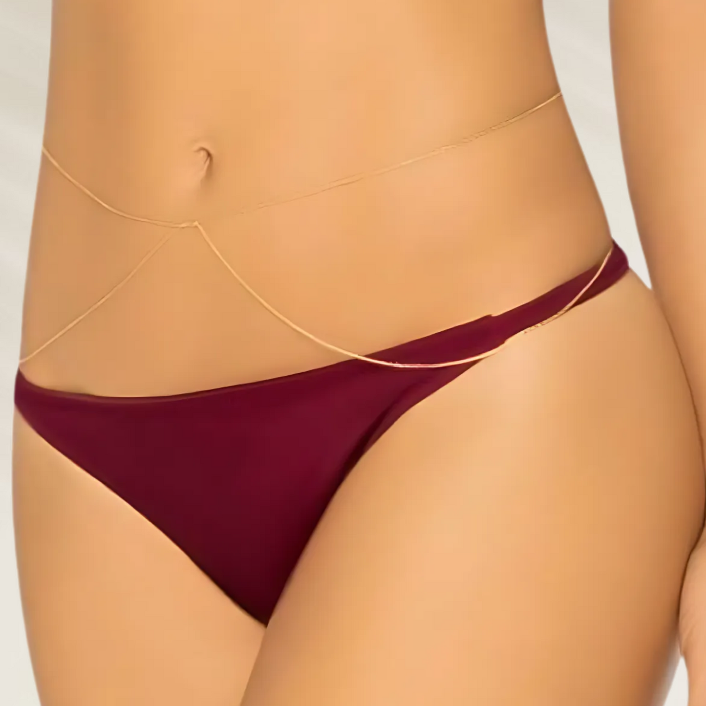 Cueca reduzida asa delta Phax na cor vinho, ideal para conforto e estilo na praia