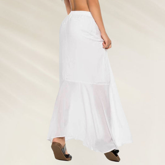 Saia Longa Branca da Phax com design fluido e comprimento maxi para looks elegantes