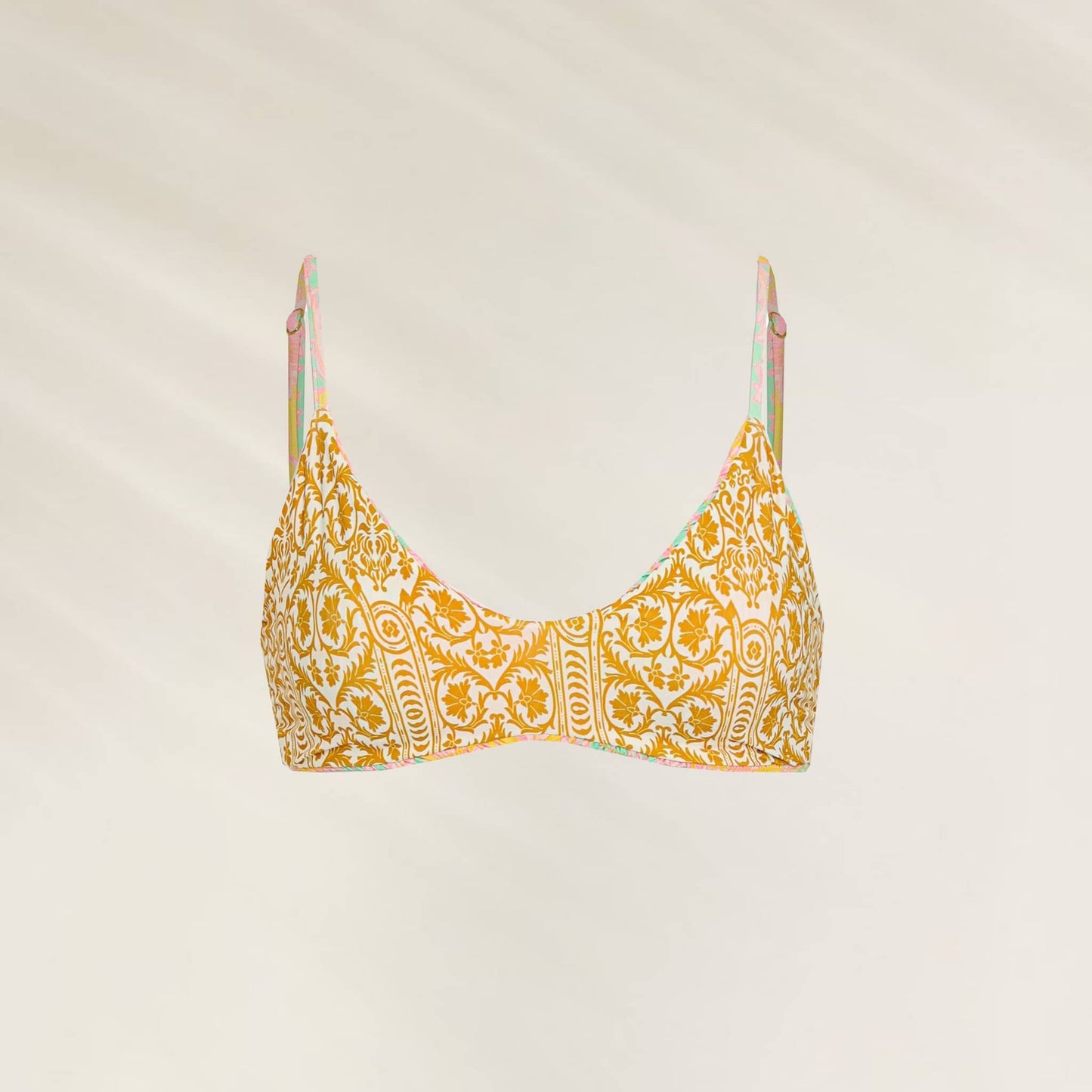 Top de Biquíni Arabian Nights Liberties da Maaji em estampas coloridas e alças ajustáveis