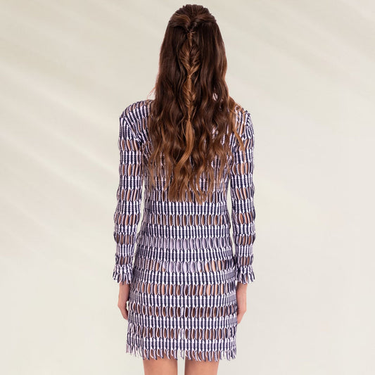 Túnica Despi Native Indigo com design moderno e leve, ideal para o verão