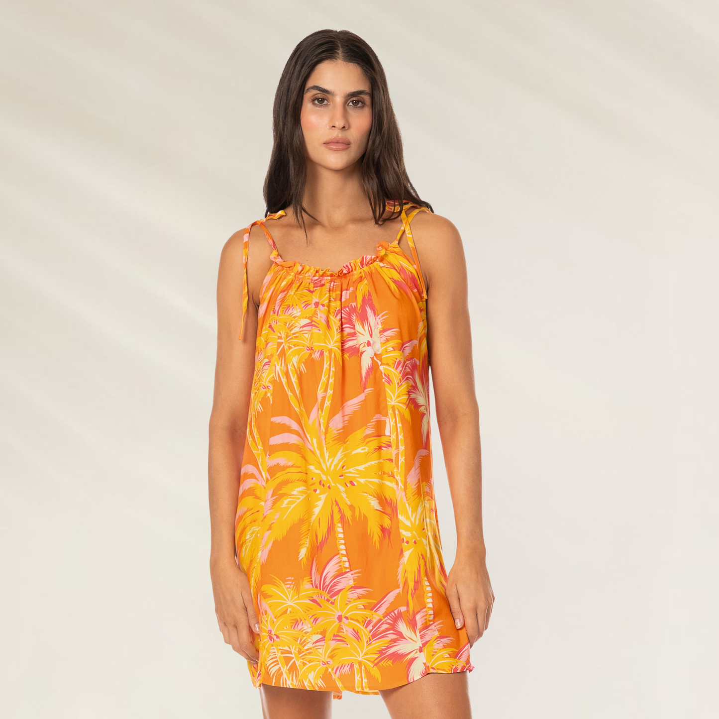 Vestido Curto Golden Swell