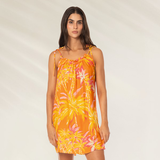 Vestido Curto Golden Swell