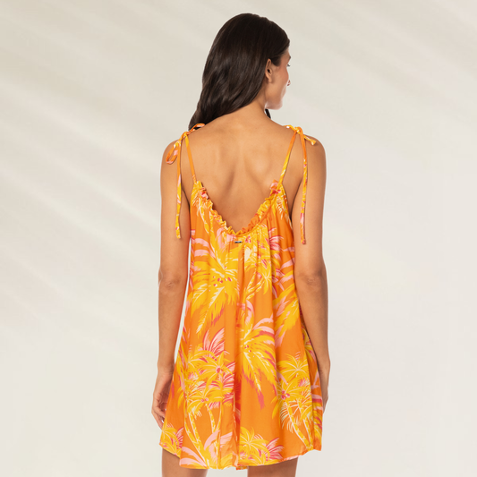 Vestido Curto Golden Swell