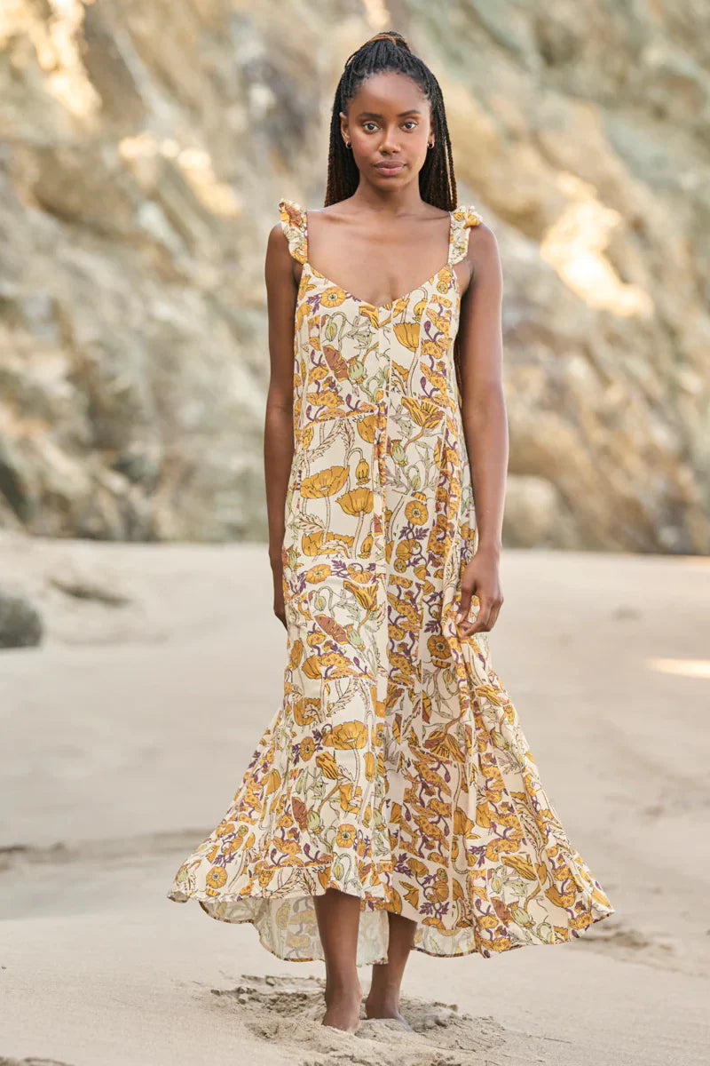 Vestido Midi Antique Botanical Annie — em destaque 1