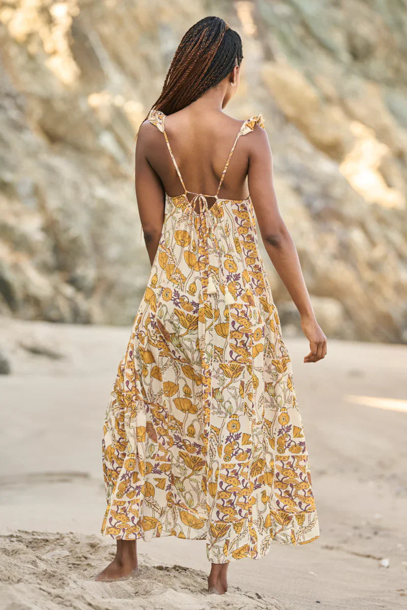 Vestido Midi Antique Botanical Annie — em destaque 2