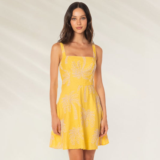 Vestido Palm Poetry Isolde