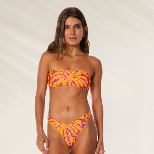 Top de Biquíni Caicai Flamingo Palm Kanani