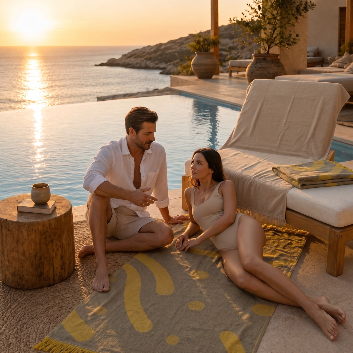 Serviette Golden Waves — em destaque 1