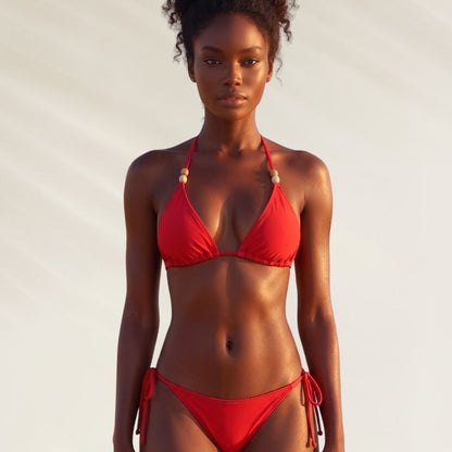 Biquíni Completo Mia Vermelho Premium da Kalua com design elegante e ajuste perfeito para o verão