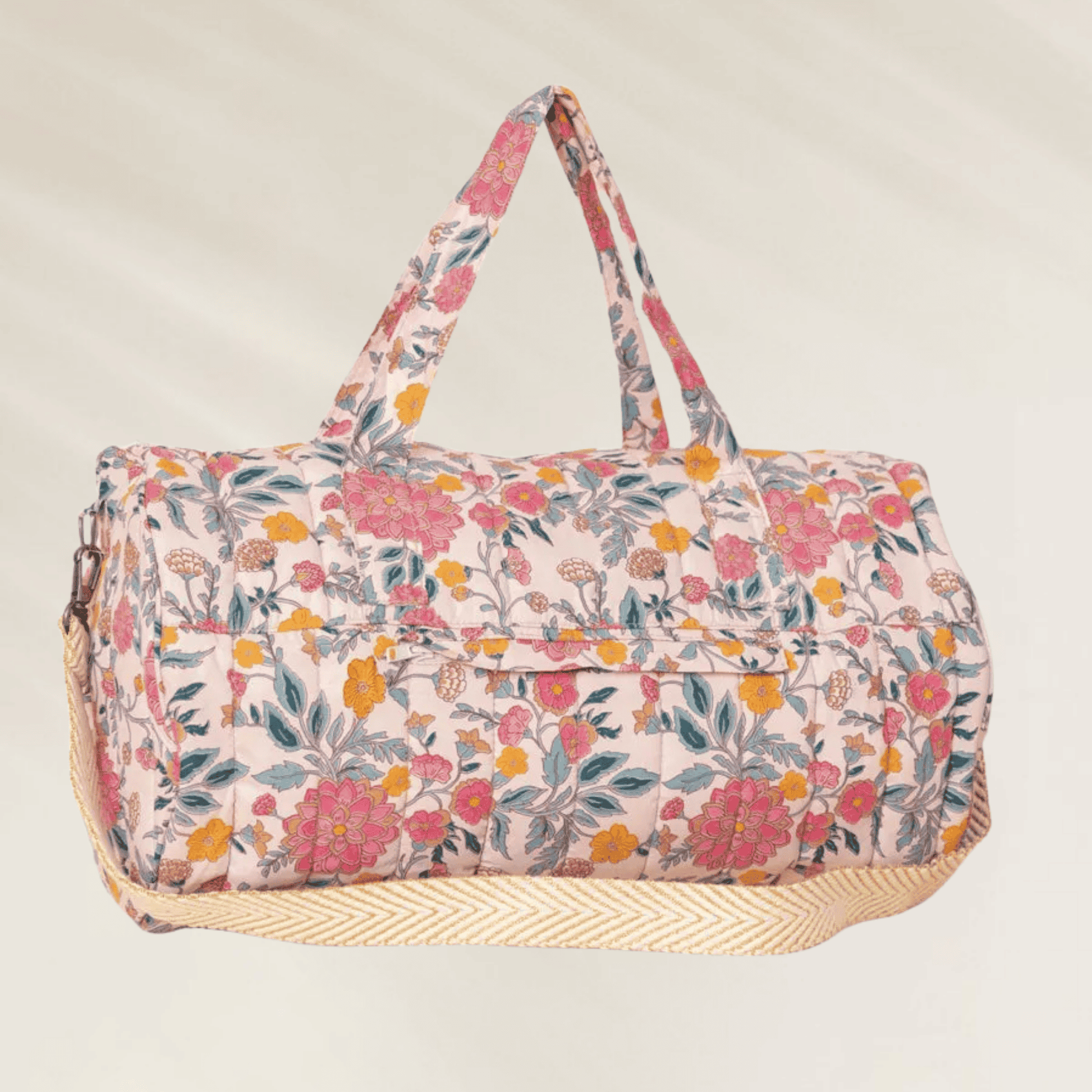 Saco de Praia Maaji com Estampa Floral Colorida e Alças Ajustáveis para Verão