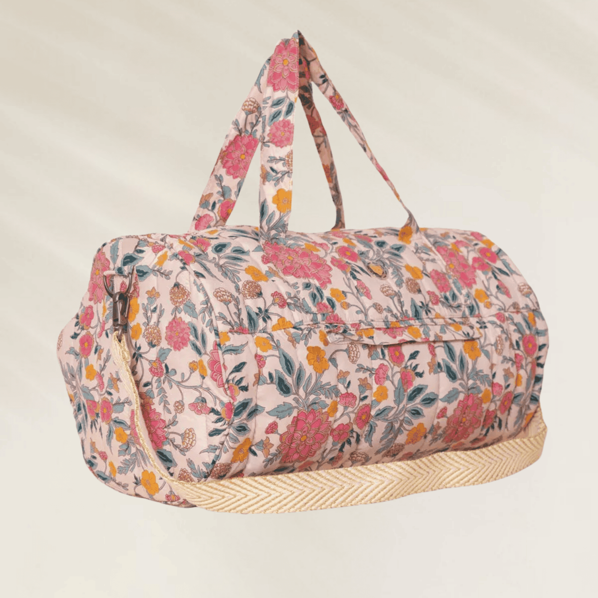 Saco de Praia Maaji com estampas florais coloridas e alças confortáveis para passeios de verão