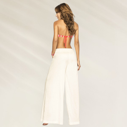 Calça Linho White Resort da Phax com design amplo e confortável, ideal para dias de verão