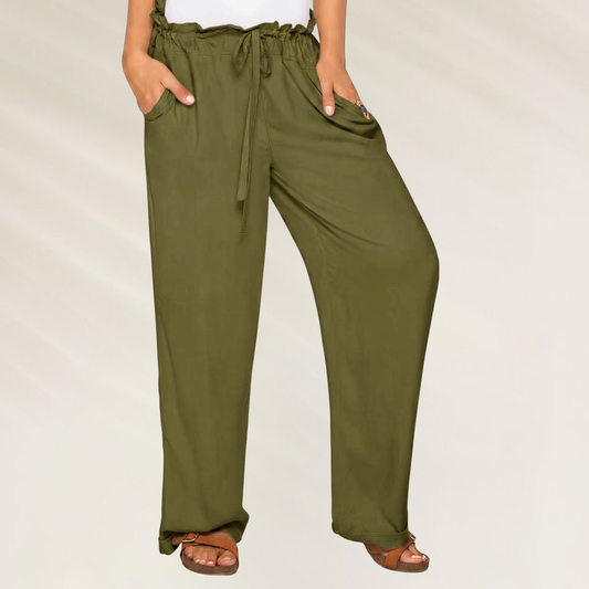 Calças Verde Militar Flow da Phax, confortáveis e elegantes, ideais para o dia a dia.