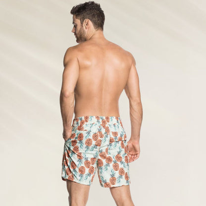 Calções de Banho Pineapple Maaji com estampa divertida de abacaxi e ajuste confortável