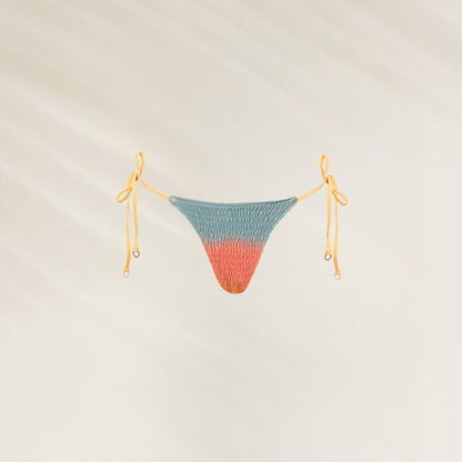 Cueca de Biquíni First Light Sunflash da Maaji com tiras ajustáveis e design colorido