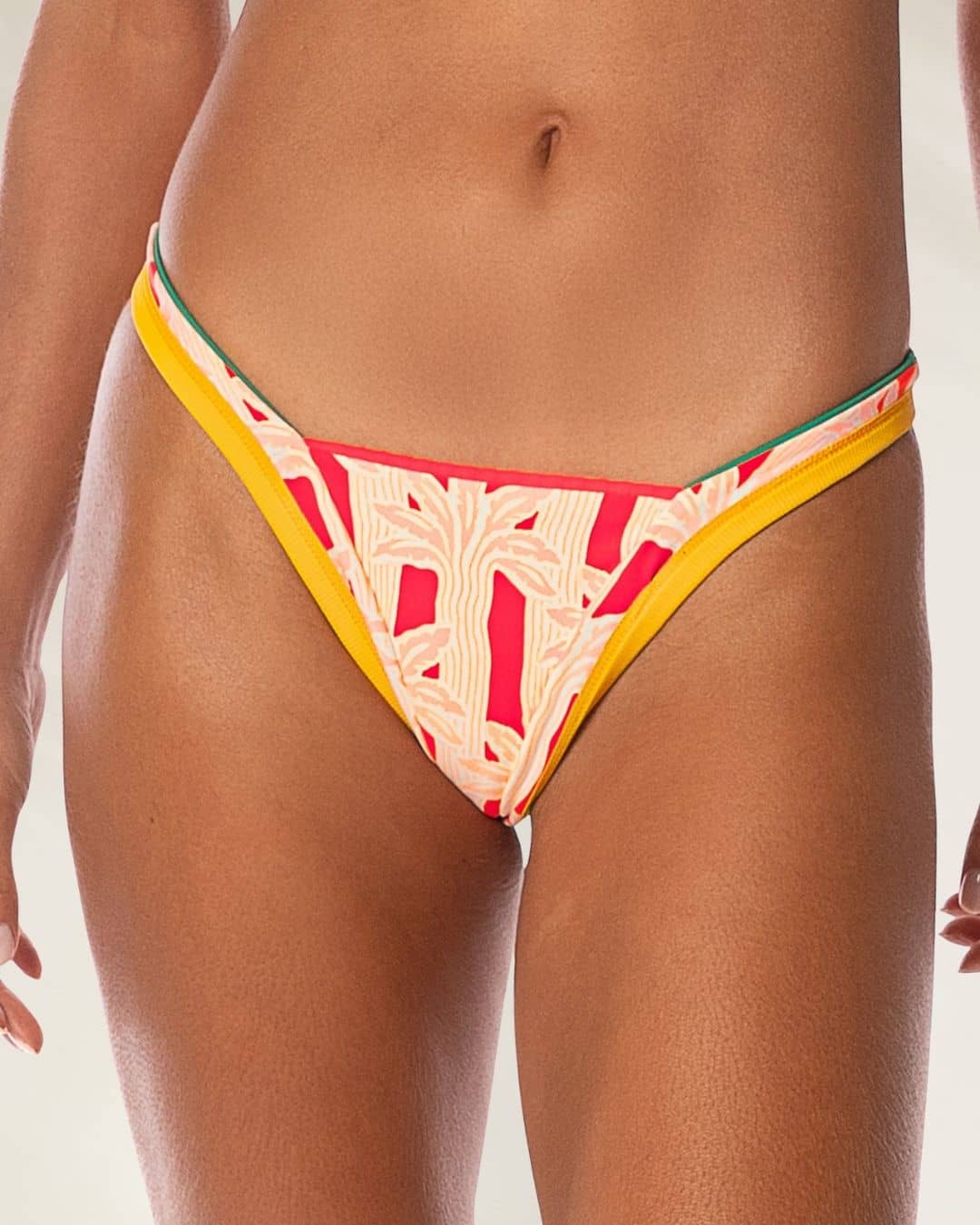 Cueca de Biquíni Reversível Multicolor com Estampas Vibrantes e Design Moderno da Maaji