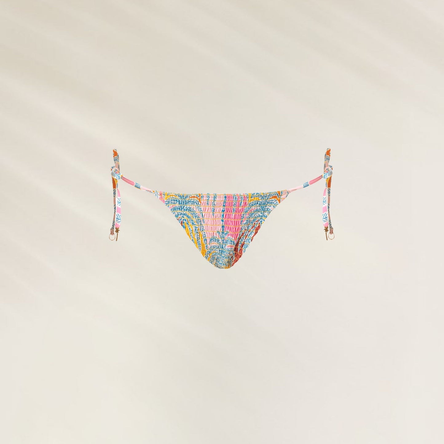 Cueca Reversível Jungle Whisper da Maaji em estilo colorido com amarrações laterais para conforto.