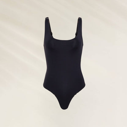 Fato de Banho Elliot Flamingo Night da Maaji em estilo clássico com alças ajustáveis