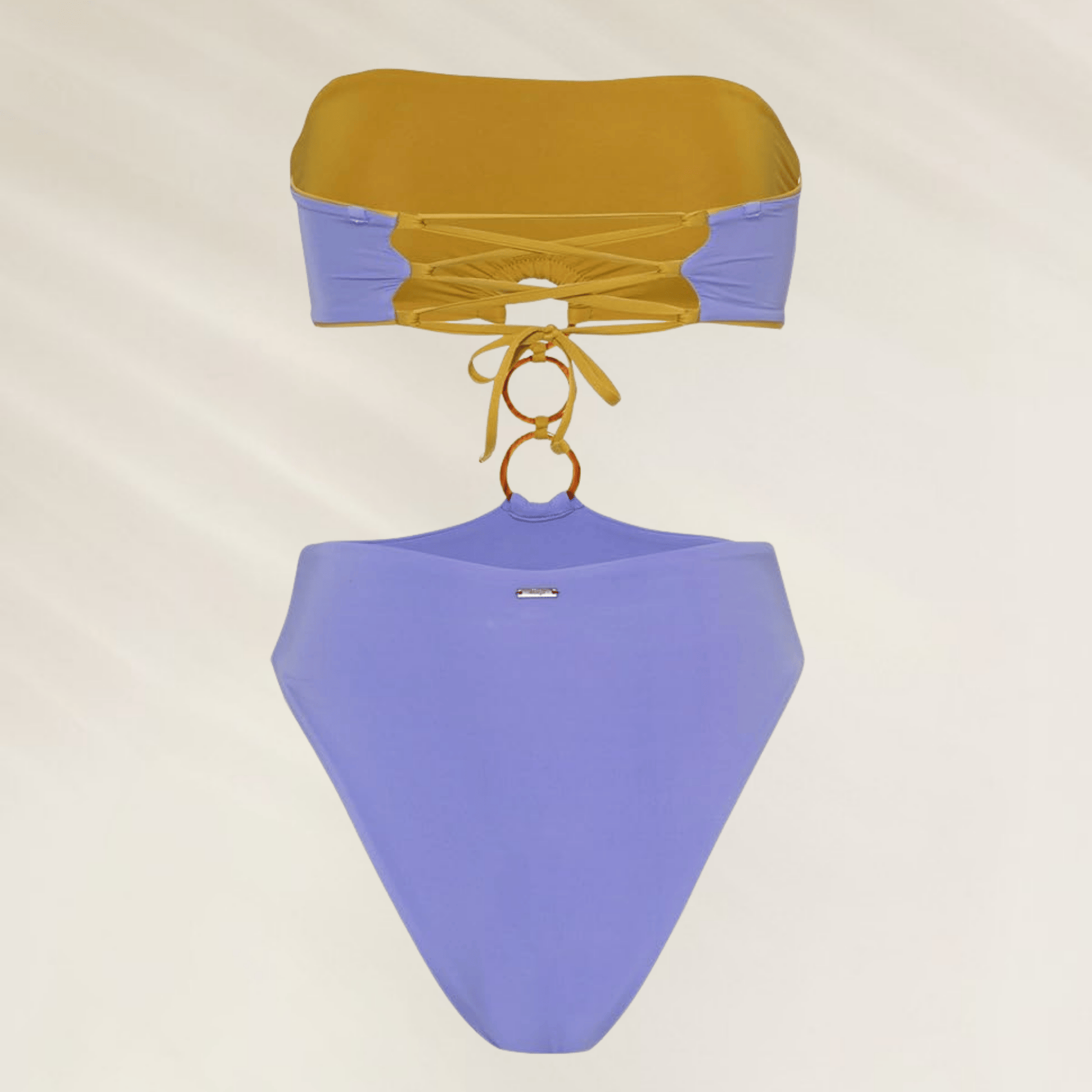 Triquíni Maaji azul com estampa vibrante e detalhes modernos para verão estiloso