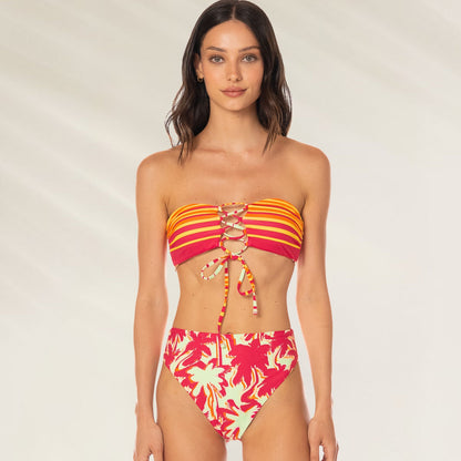 Top de Biquíni Cai Cai Dreamscape Glow da Maaji em estampa vibrante e design moderno para verão