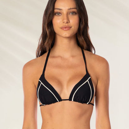 Top de Biquíni Midnight Black Balming com design estiloso e conforto para o verão